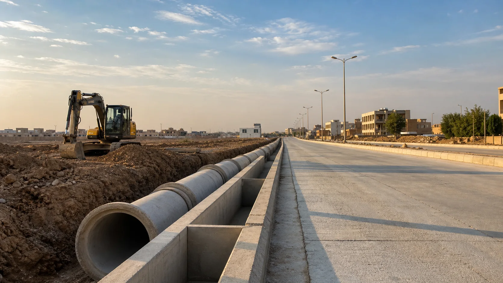 Representative drainage infrastructure imagery